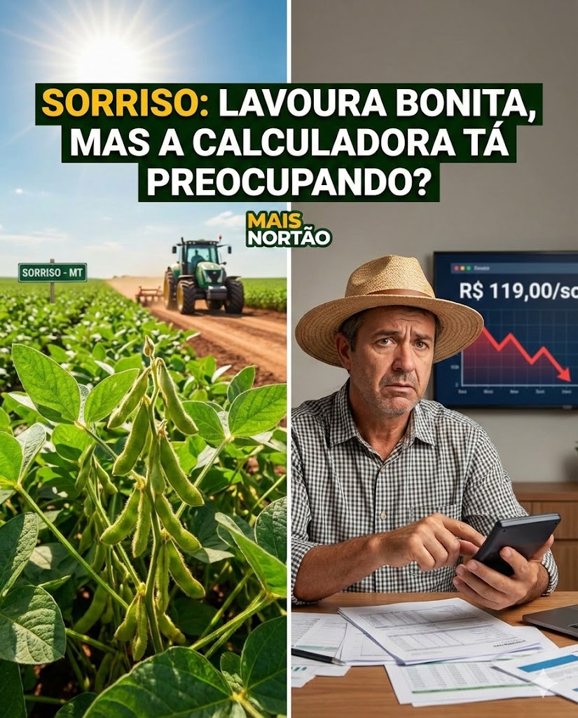 Sorriso: Lavoura bonita, mas a calculadora tá preocupando?