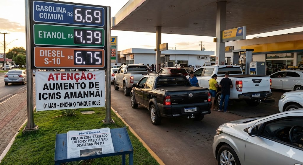 Virada com “Tarifaço”: Aumento do ICMS em 1º de Janeiro se soma à entressafra e preços dos combustíveis devem disparar