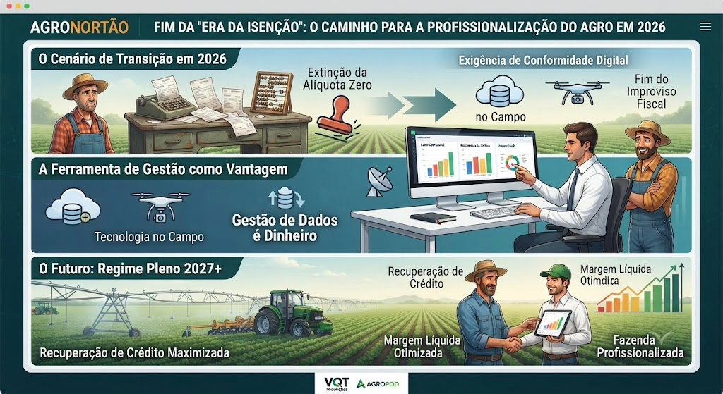 Fim da “Era da Isenção”: Como o Agro deve se reinventar com as novas regras tributárias em 2026