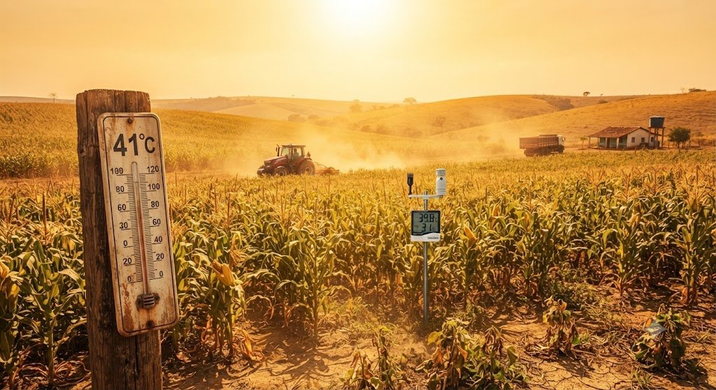 Inverno Atípico: Centro-Oeste enfrenta calor intenso com marcas próximas aos 40°C