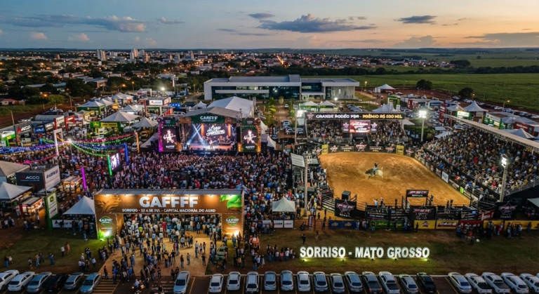Sorriso se transforma na Capital Mundial do Agro: GAFFFF 2026 chega com shows nacionais e etapa inédita da PBR