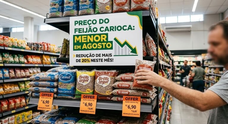 Feijão Carioca Fica Mais Barato em Agosto: Entenda os Motivos da Queda