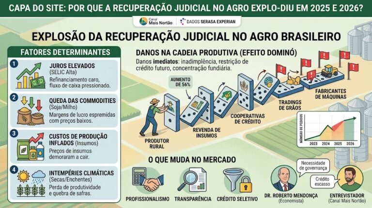 Explosão da Recuperação Judicial no Agro: Motivos, Danos e o Futuro do Mercado