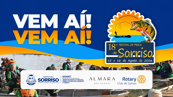Contagem regressiva! Sorriso sedia o 18º Festival de Pesca Esportiva Zé Aragão neste fim de semana; confira a programação