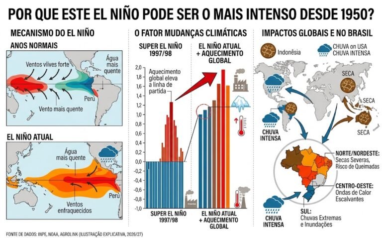 El Niño: Por que o fenômeno pode ser o mais intenso desde 1950?