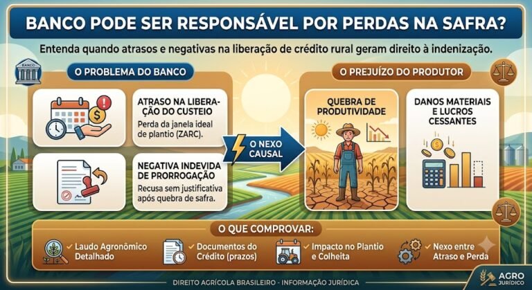 Quando o Atraso do Banco Vira Prejuízo no Campo: A Responsabilidade das Instituições Financeiras na Safra