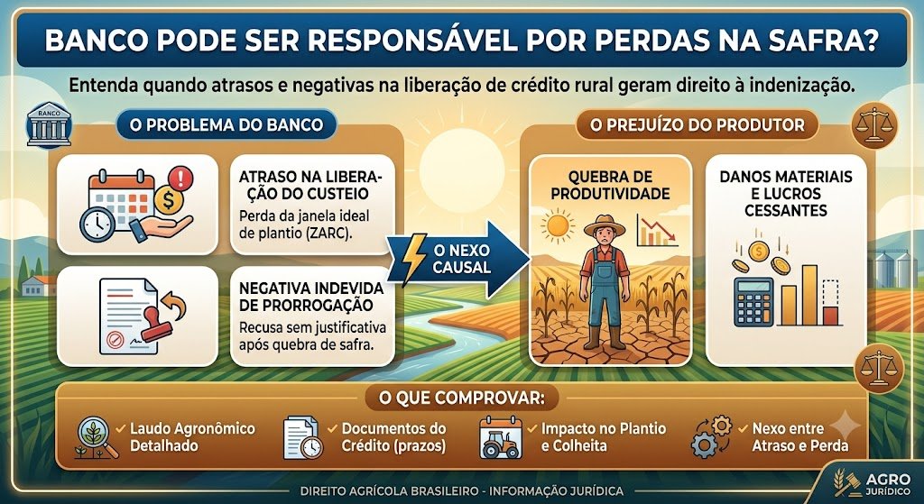 Quando o Atraso do Banco Vira Prejuízo no Campo: A Responsabilidade das Instituições Financeiras na Safra