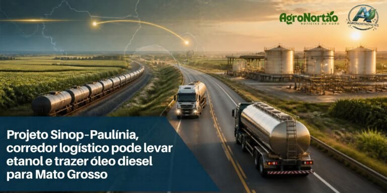 Projeto Sinop–Paulínia, corredor logístico pode levar etanol e trazer óleo diesel para Mato Grosso