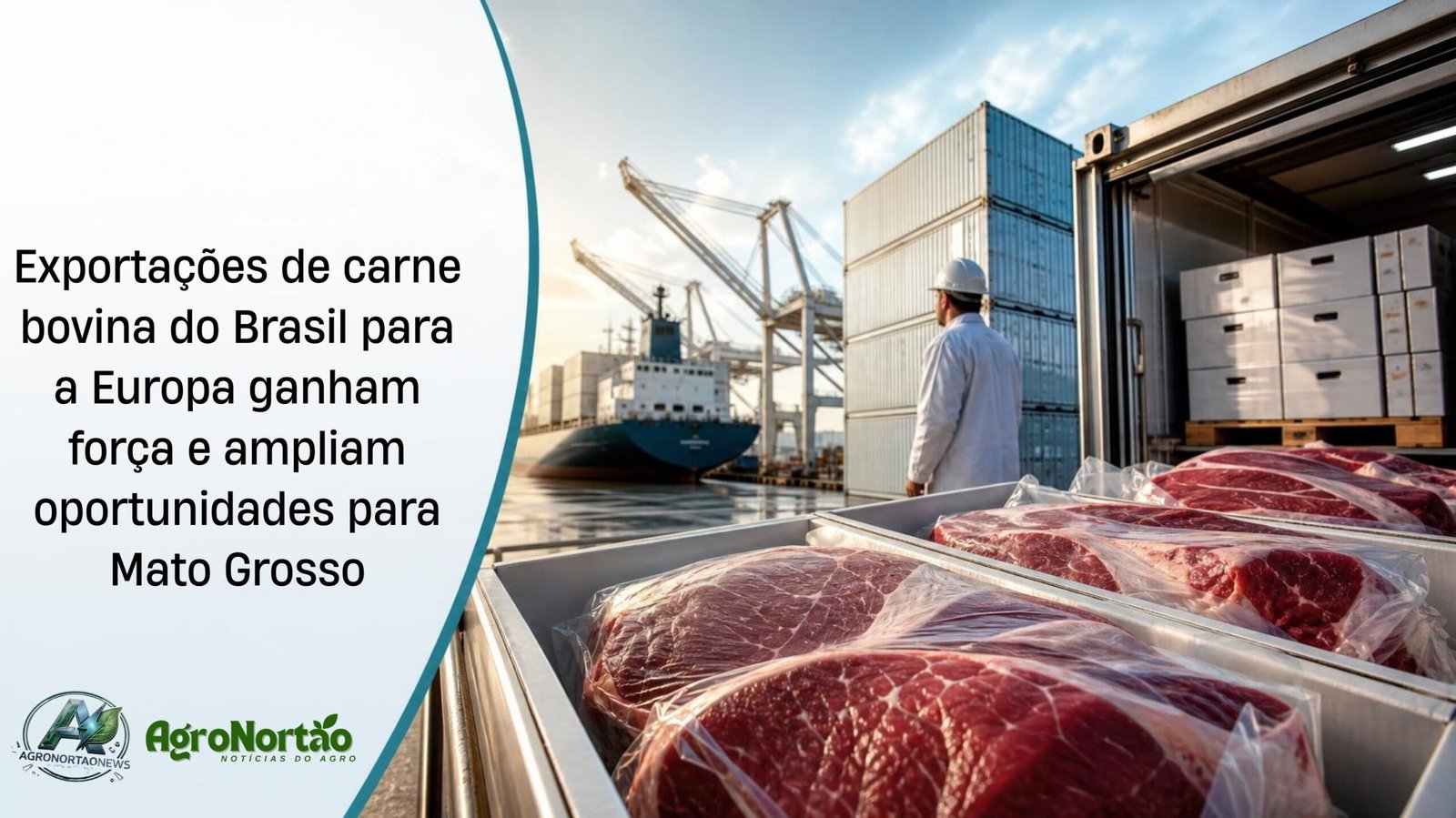 Exportações de carne bovina do Brasil para a Europa ganham força e ampliam oportunidades para Mato Grosso