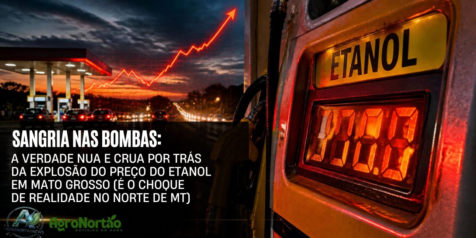Sangria nas Bombas: A Verdade Nua e Crua Por Trás da Explosão do Preço do Etanol em Mato Grosso (E o Choque de Realidade no Norte de MT)