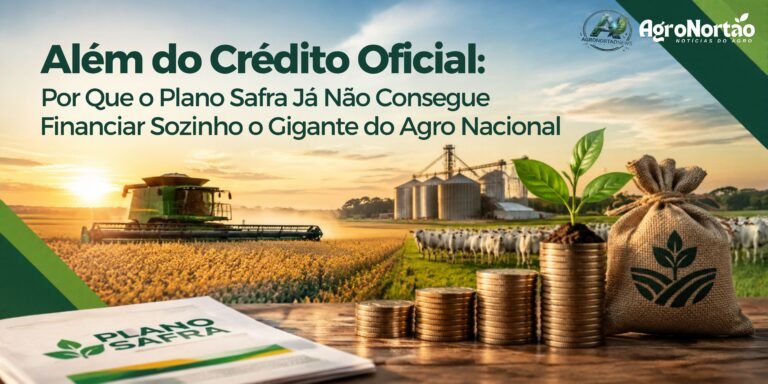 Além do Crédito Oficial: Por Que o Plano Safra Já Não Consegue Financiar Sozinho o Gigante do Agro Nacional