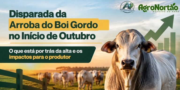 Disparada da Arroba do Boi Gordo no Início de Outubro: O Que Está Por Trás da Alta e os Impactos para o Produtor