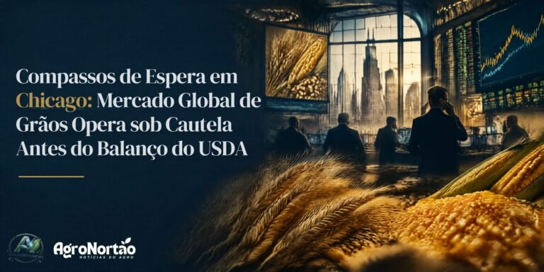 Compassos de Espera em Chicago: Mercado Global de Grãos Opera sob Cautela Antes do Balanço do USDA