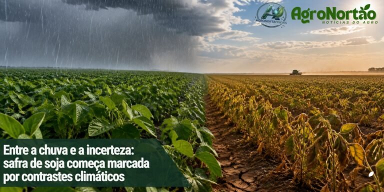 Entre a chuva e a incerteza: safra de soja começa marcada por contrastes climáticos