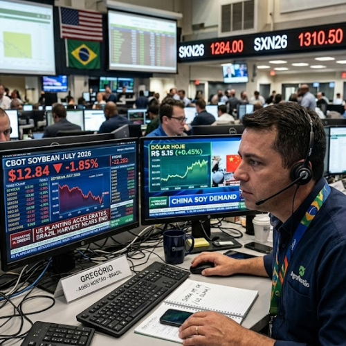 Soja no Mercado Mundial: Entre o Fim da Safra Sul-Americana e as Incertezas do Plantio nos EUA