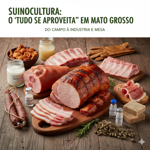 Suinocultura: O “Tudo se Aproveita” no Agronegócio Mato-Grossense