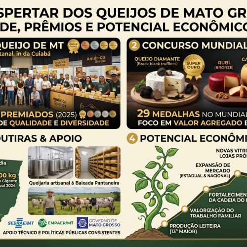 O Despertar dos Queijos de Mato Grosso: Qualidade, Prêmios e Potencial Econômico em 2026