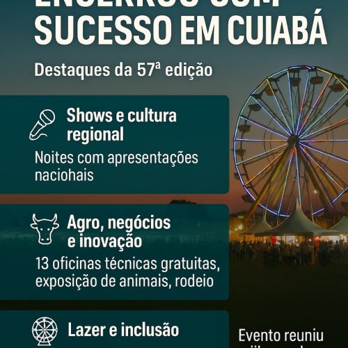 Expoagro 2025 encerra com sucesso em Cuiabá e reforça protagonismo do agro mato-grossense