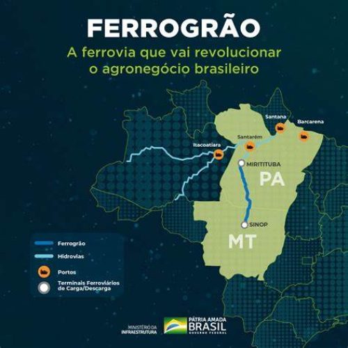 BR-163 e Ferrogrão: Infraestrutura Logística de Mato Grosso Ainda Enfrenta Desafios para Escoamento de Grãos