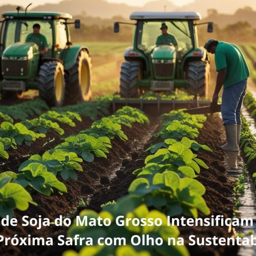 Produtores de Soja do Mato Grosso Intensificam Preparativos para Próxima Safra com Olho na Sustentabilidade