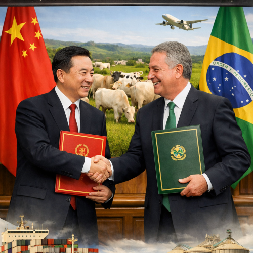 China Reconhece Brasil como Livre de Febre Aftosa e Suspende Restrições