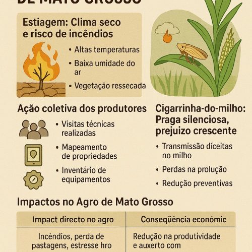 Estiagem e Cigarrinha: Dupla Ameaça ao Agro de Mato Grosso