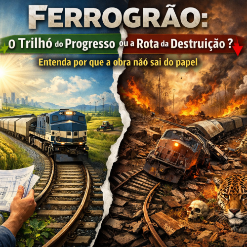 Ferrogrão: O Trilho do Progresso ou a Rota da Destruição? Entenda por que a obra não sai do papel