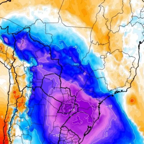 Massa de ar polar está chegando e deve derrubar temperaturas em 11 estados