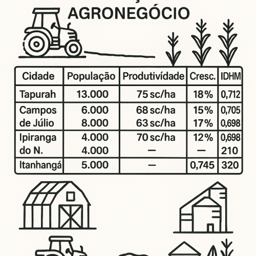 O Agro que Transforma: Cidades Pequenas do Norte de MT Gerando Riqueza