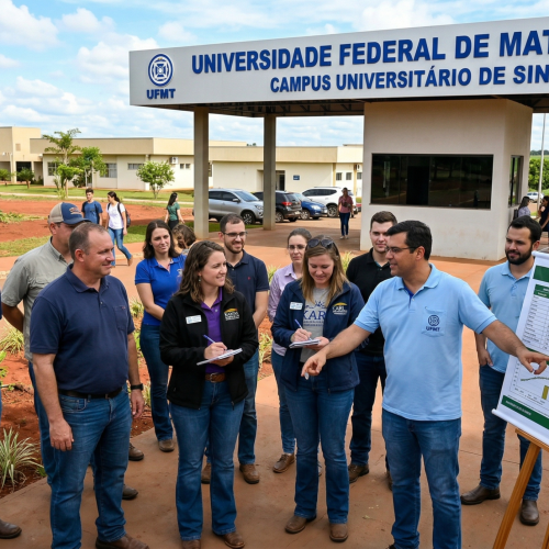 UFMT Sinop Recebe Comitiva do Kansas (EUA) para Imersão Tecnológica no Agro de Mato Grosso