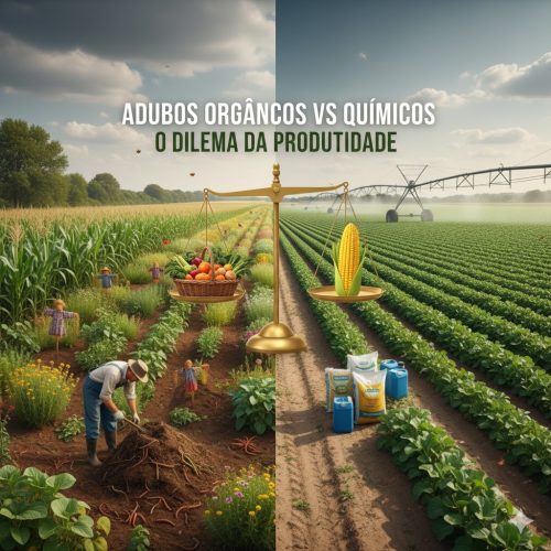 Adubos orgânicos vs químicos: o dilema da produtividade