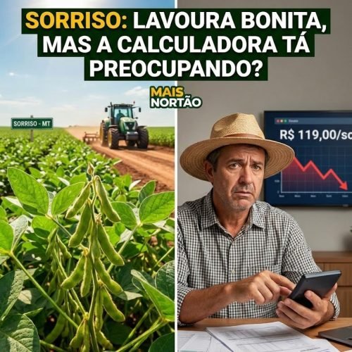Sorriso: Lavoura bonita, mas a calculadora tá preocupando?