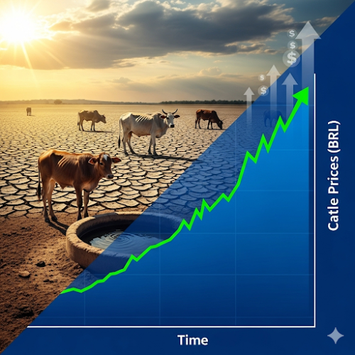 Situação Climática e Seu Impacto nos Preços do Gado no Brasil em 2025