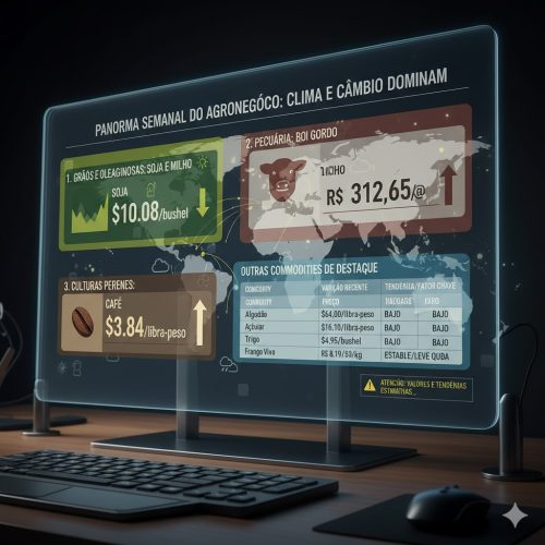 Panorama Semanal do Agronegócio: Clima e Câmbio Dominam os Mercados