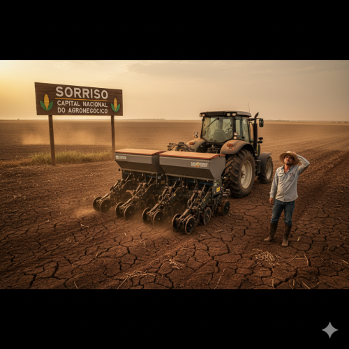 Falta de Chuva Atrasará Plantio da Soja em Mato Grosso, o Gigante Sorriso Fica em Alerta