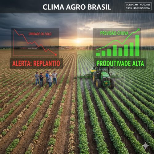 Clima para o Agro: Semeadura da Soja em Alerta Máximo