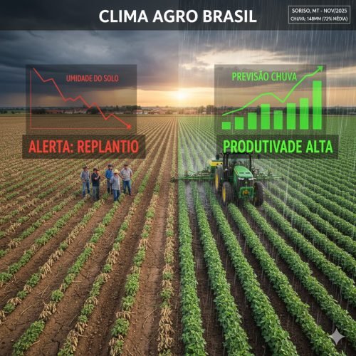 Clima para o Agro: Semeadura da Soja em Alerta Máximo
