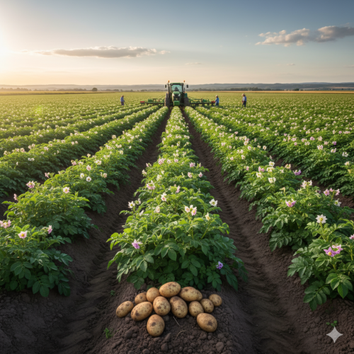 Batata ganha espaço em Mato Grosso e se firma como nova aposta do agro em 2025