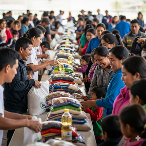 Leilão da Esperança: 445 toneladas de alimentos para famílias indígenas em situação de vulnerabilidade