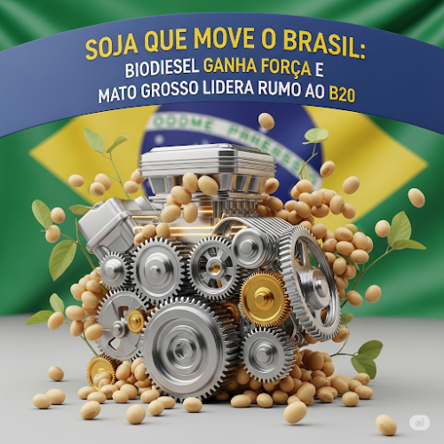 Soja que Move o Brasil: Biodiesel Ganha Força e Mato Grosso Lidera Rumo ao B20