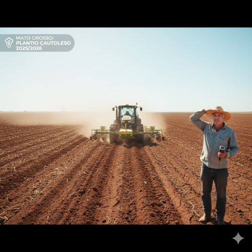 Produtores de Mato Grosso Adotam Cautela no Início do Plantio da Soja 2025/2026