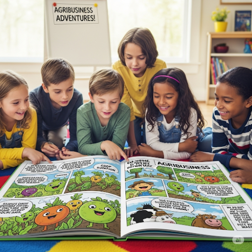 Projeto “Agro em Quadrinhos” Leva o Universo do Agronegócio às Crianças de Forma Lúdica e Educativa