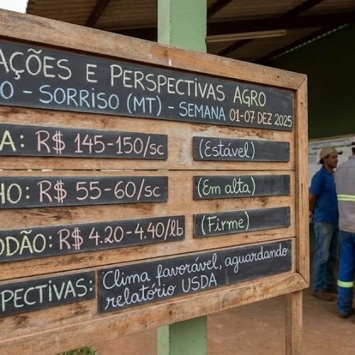 Cotações e Perspectivas do Agro em Sorriso (MT) – Semana de 01 a 07 de Dezembro de 2025