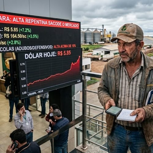 Dólar Dispara: Alta Repentina Sacode o Mercado e Impacta Custos e Receitas no Agro